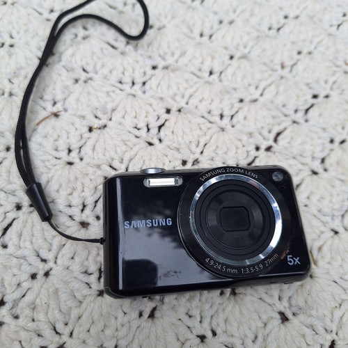Samsung SL50 5x Zoom 10.2 MP Digital Camera Black - Untested