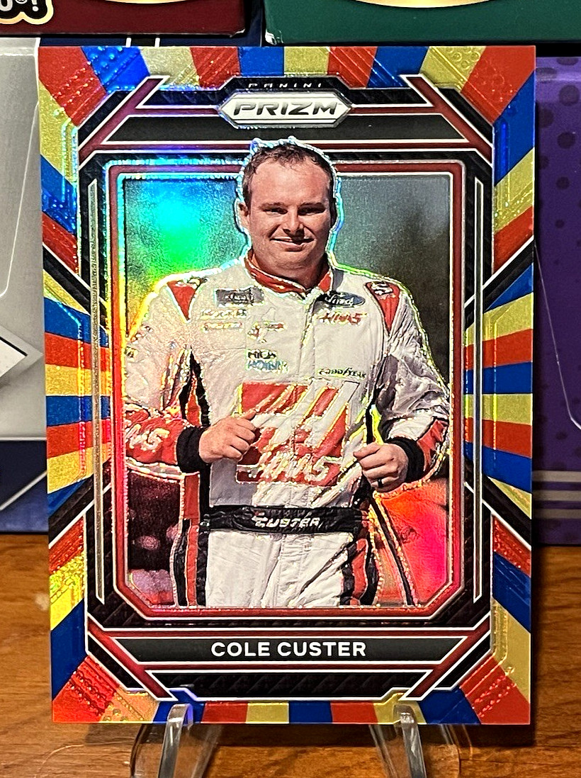 2023 Panini Prizm Racing #70 Cole Custer Rainbow Prizm /24