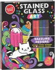 Stained Glass Art: Dazzling Designs (Klutz Activity Book) - hardcover Editor.
