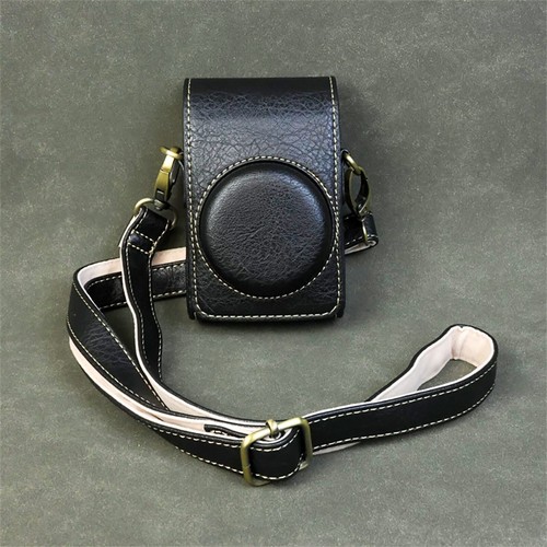 PU Leather Camera Bag Case Shell for Sony ZV-1 1F II G7X3 G7X2 SX740 Ricoh GR3 - Picture 22 of 51