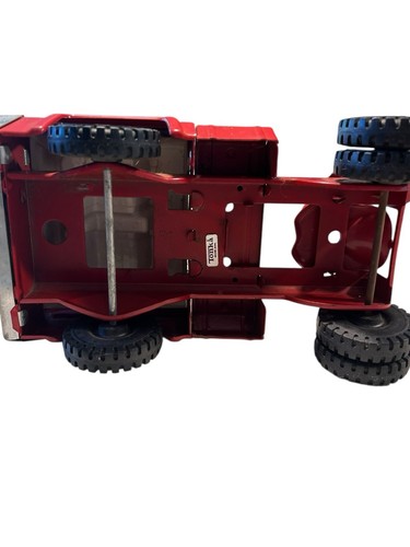 1960'S Era VINTAGE TONKA 30" AERIAL LADDER FIRE TRUCK ALL METAL CONSTRUCTION - Picture 11 of 14