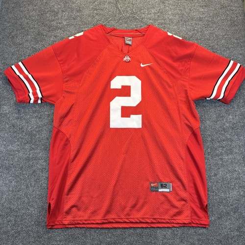 Nike Ohio State Buckeyes #2 Pryor Trikot Rot Größe 52 XL NCAA Fußball