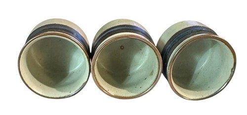 Vintage Otagiri Horizon 3er Set Sake Tee Tassen 4oz MCM Japan Steinzeug 2,5" Orig Labor - Bild 6 von 11