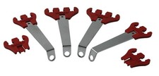 Moroso 72151 Spark Plug Wire Holder - 9mm Bolt-to-valve Cover - Red Plastic