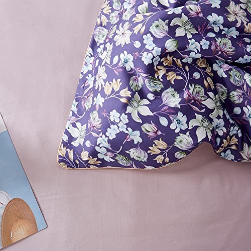Duvet Cover King Size Set Boho Floral Pattern Duvet Cover Set for King Size - Picture 3 of 7