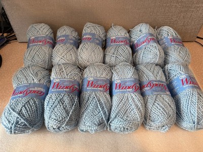 Lot of 12 Skeins Columbia Minerva Windspun Yarn-Blue Lace- NEW!!