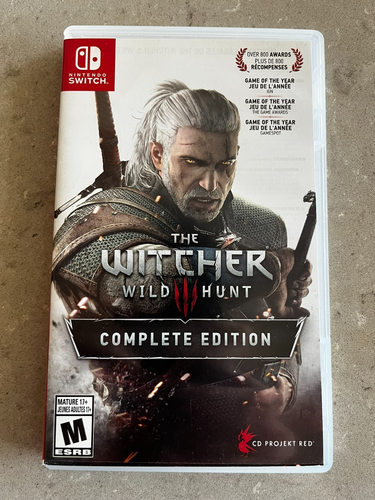 The Witcher 3 : Wild Hunt Complete (Nintendo Switch, 2019 - CD Projekt Red) CIB - Foto 1 di 3
