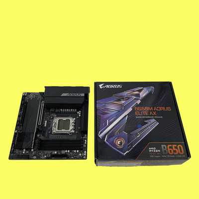 AS/IS Gigabyte B650M AORUS ELITE AX Micro ATX AM5 DDR5 Motherboard #FP5678 (AR)