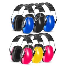 6 Pcs Kids Noise Cancelling Headphones Blue, Black, Yellow, Pink Stylish Style