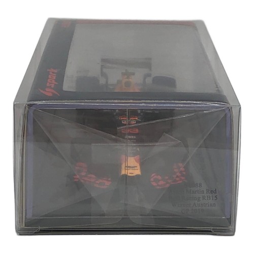 SPARK RB15 Red Bull Racing Austrian GP 2019 F1 1/43 Diecast Near Mint Condition - Picture 5 of 6