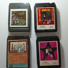LOT of 4 - Vintage - 8 Track Tape Cartridges ...