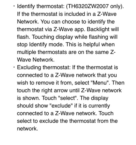 Honeywell TH6320ZW2007 T6 Pro Z-Wave programmierbarer Thermostat mit SmartStart (D21) - Bild 8 von 9