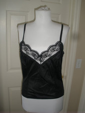 Women's Cami Slip Black Angela 36 style 133 T18A 