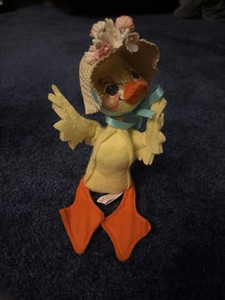 Annalee dolls Vintage Duck Easter Spring Rare 