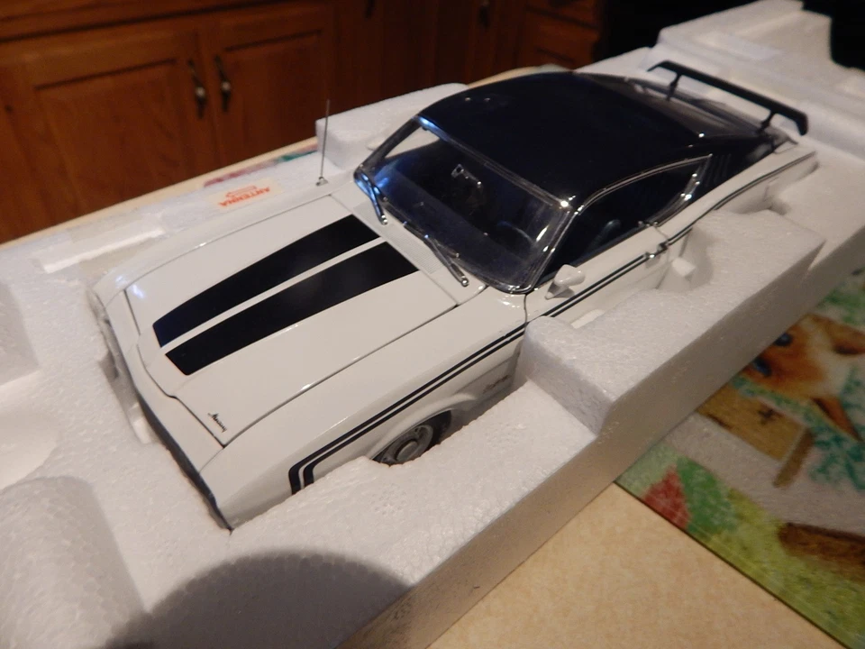 Raro 1/24 1969 Mercury Cyclone Dan Gurney especial azul/blanco edición limitada, por GMP Foto 2 de 4