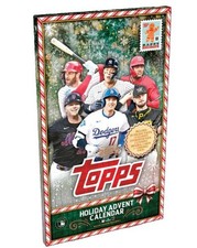 2025 Topps Baseball SEALED HOLIDAY ADVENT CALENDAR BOX PRESALE