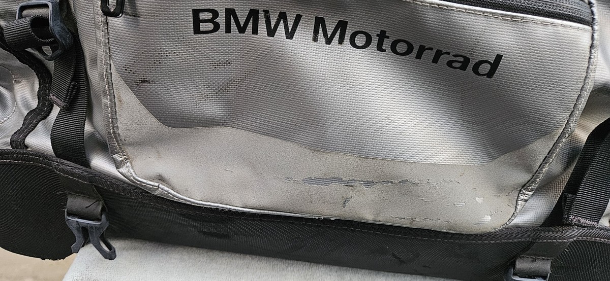 Genuine OEM BMW Softbag 2 Silver Large Motorcycle 77497708879 for 