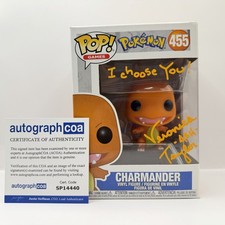 Veronica Taylor AUTOGRAPH - Pokemon Signed Charmander Funko Pop ACOA *PROOF*