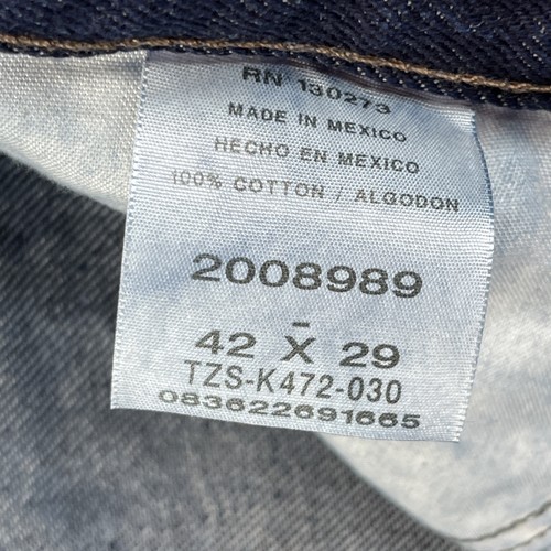 Lee Regular Fit Straight Leg Jeans 42x29 Dark Wash Denim Herren Neu - Bild 17 von 18