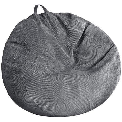 Stuffed Animal Storage Bean Bag Chair Cover (No Filler) Washable Ultra Soft - Picture 2 of 7