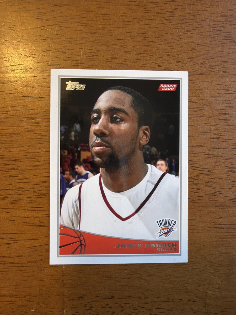Topps James Harden Basketball Rookie Sports Trading Cards