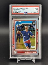 Cavan Sullivan 2024-25 Donruss FIFA Optic Holo Prizm Rookie RC - PSA 9