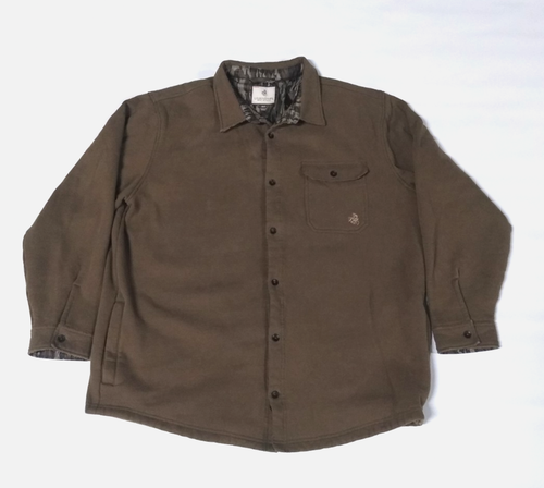 Legendary Colas Blancas Algodón Journeyman Camuflaje Borde Forrado Camisa Chaqueta Br Verde 3XT - Imagen 1 de 12