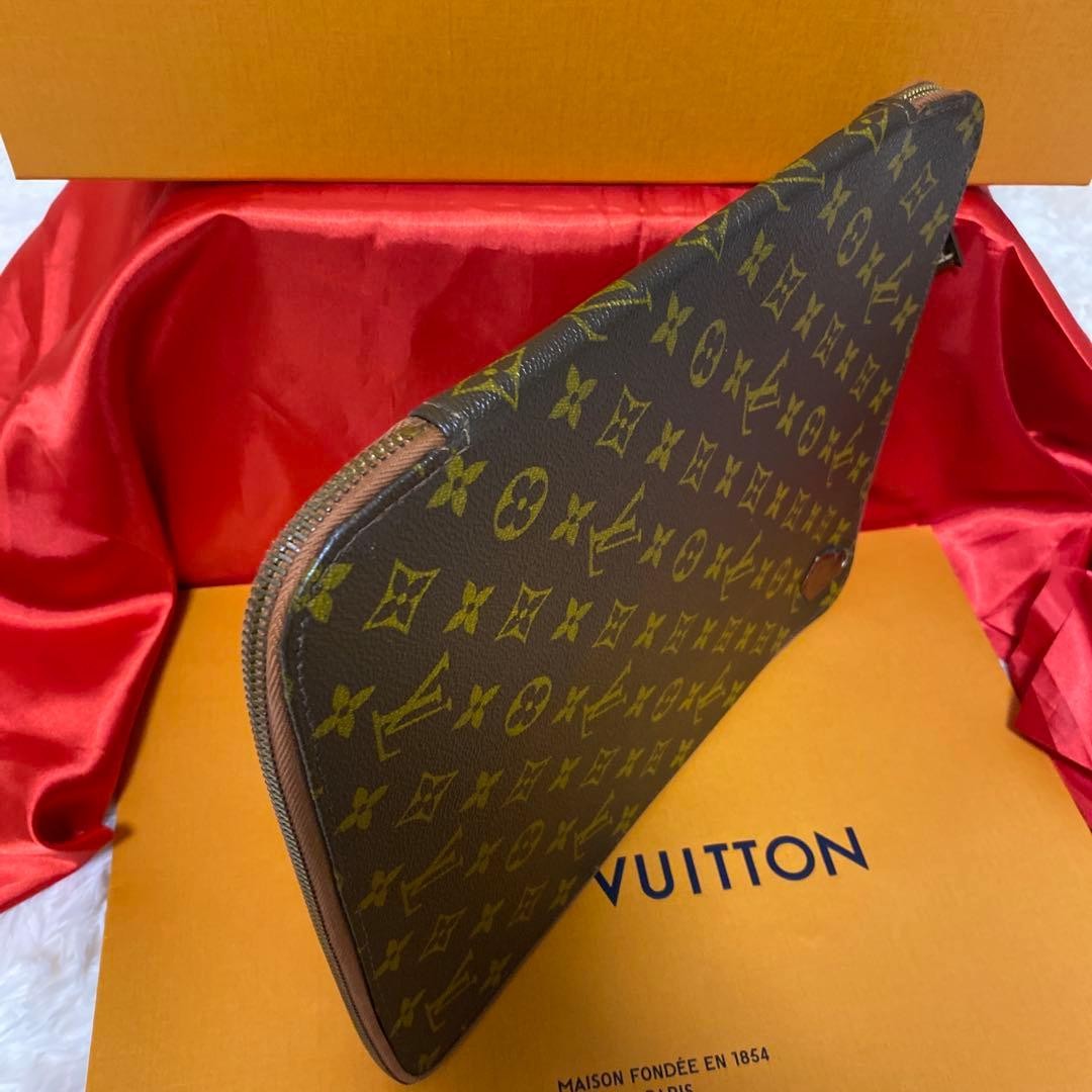 Louis Vuitton Monogram Pouch Document Case Clutch… - image 6