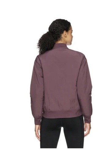 Reebok Heritage Bomberjacke Damen Gr. Small Rosinenfarbe leicht - Bild 2 von 14