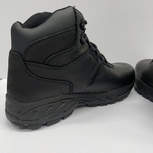 Botas SR Max Hombres 10.5 EW Denali Puntera de Seguridad Trabajo Cuero Negro MaxTRAX Impermeables - Imagen 6 de 13