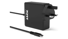 Image of Port Type C 65W Laptop Power Supply Universal UK 3 Pin Black 8582788 R