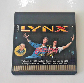 Atari Lynx Game Cartridge Bill & Teds Excellent Adventure Vintage Works