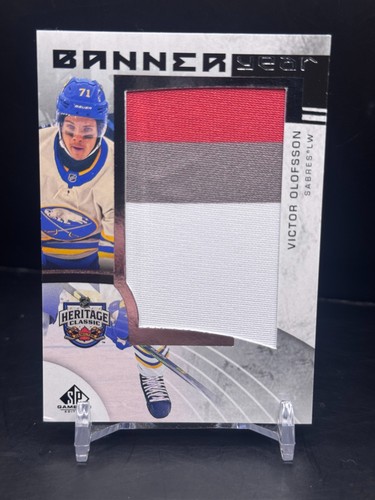 2022-23 SP Game Used - Victor Olofsson #BYHC-VO - Banner Year Jumbo 3 Color - Bild 1 von 2