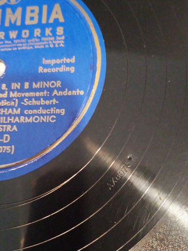 Schubert Symph 8 12 in. 78 RPM London Philharmonic Columbia Masterworks MM-330 - Picture 13 of 13