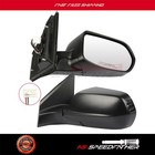 Power For 2012-2016 HONDA CR-V Left&Right Side Mirrors Black Smooth Manual Fold