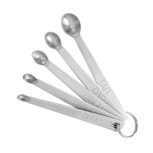 5 PZ/Set Cucchiai Misuratori da Forno Impilabili Cucchiai Misurazione - Foto 2 di 12