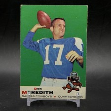 1969 Topps #75 Don Meredith HOF Dallas Cowboys Vintage Basketball Trading Card