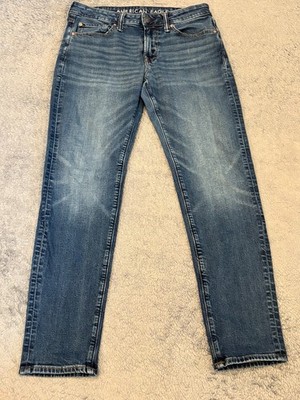 American Eagle Jeans Mens 30x34 (30x30) Athletic Fit Medium Wash Blue Denim