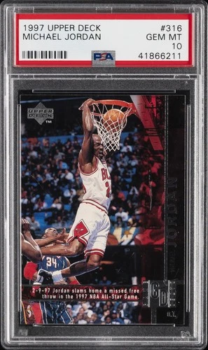 Jordan 1997 Upper Deck Jordan #316