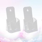  2 Pcs Dokumentenhalter Broschürenhalter Transparentes Präsentationsregal