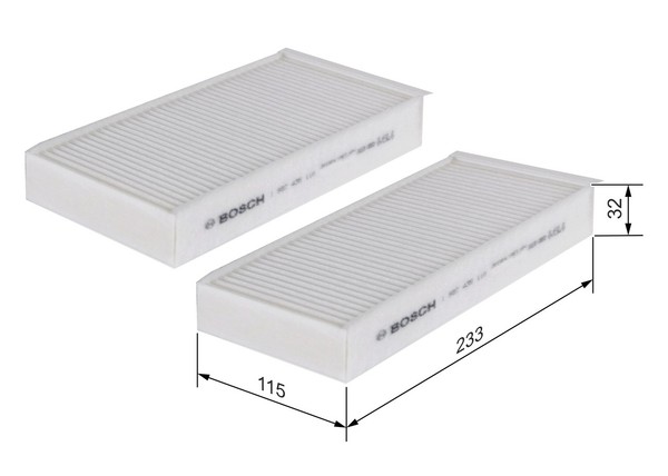 Bosch Pollenfilter 2 (1 987 435 110) FüR Mini Mini BMW X1 Clubman Countryman X2-image