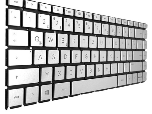 DE -Schwarz Tastatur Frame , Backlight komp. für HP 14s-dq1400 - Bild 3 von 4