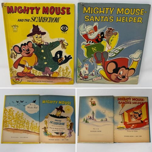Wonder Books Lot of 11 Childs EASY READERS Oz Raggedy Felix Cat Mighty Mouse VTG - Picture 5 of 24