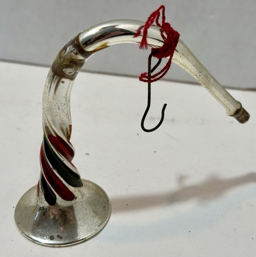 Konvolut - 5 Vintage Glas Musikinstrumente Form Weihnachtsschmuck West Germany - Bild 15 von 23