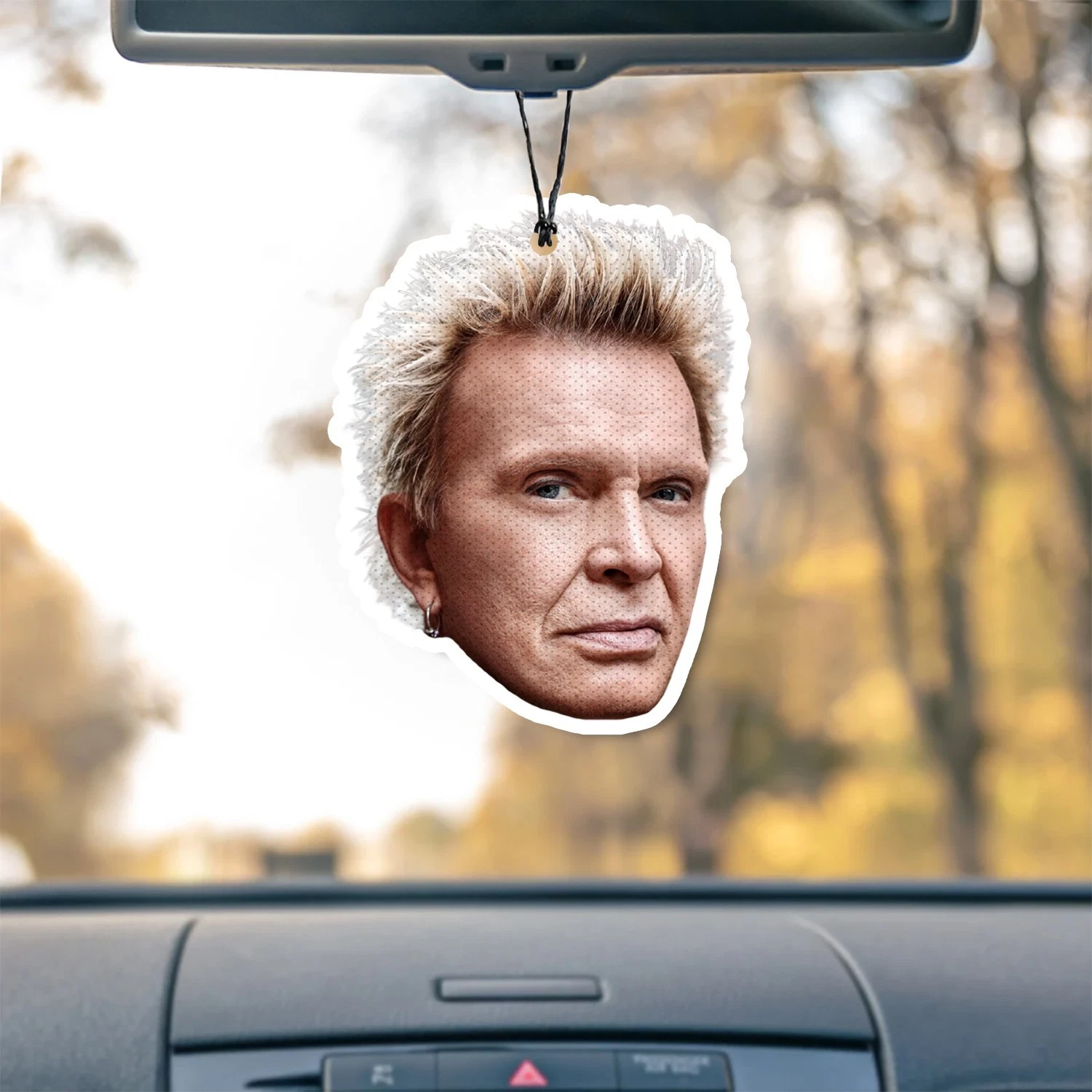 Billy Idol Unscented Hanging Car Air Freshener Freshie