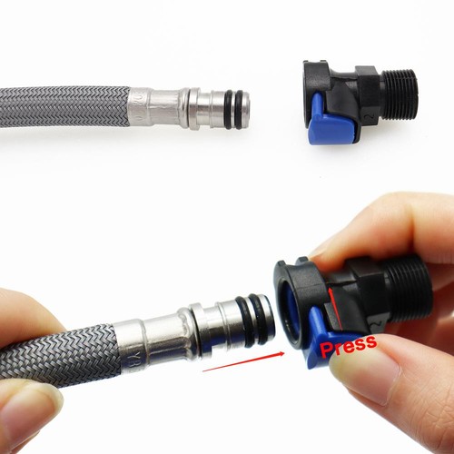 Manguera de repuesto de 1,8 m para piezas de grifos de fregadero de cocina y baño - Imagen 1 de 4