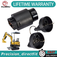Mini Excavator Ignition Switch Key Fits for AGT Typhoon China Mini Digger New