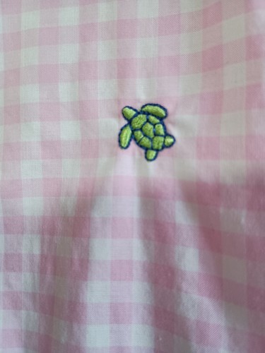J. Bailey Button Down Long Sleeve Dress Boys Roscoe Shirt Pink Gingham Sz 8 - Picture 2 of 4