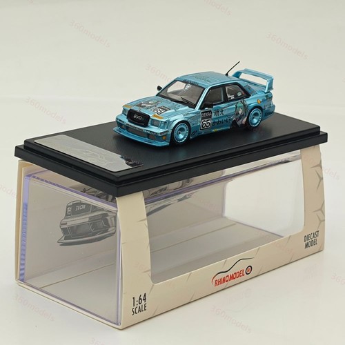 RM 1/64 Mercedes Benz 190 EVO II Wide-Body Modified Diecast Model - Hatsune Miku - Imagen 1 de 7