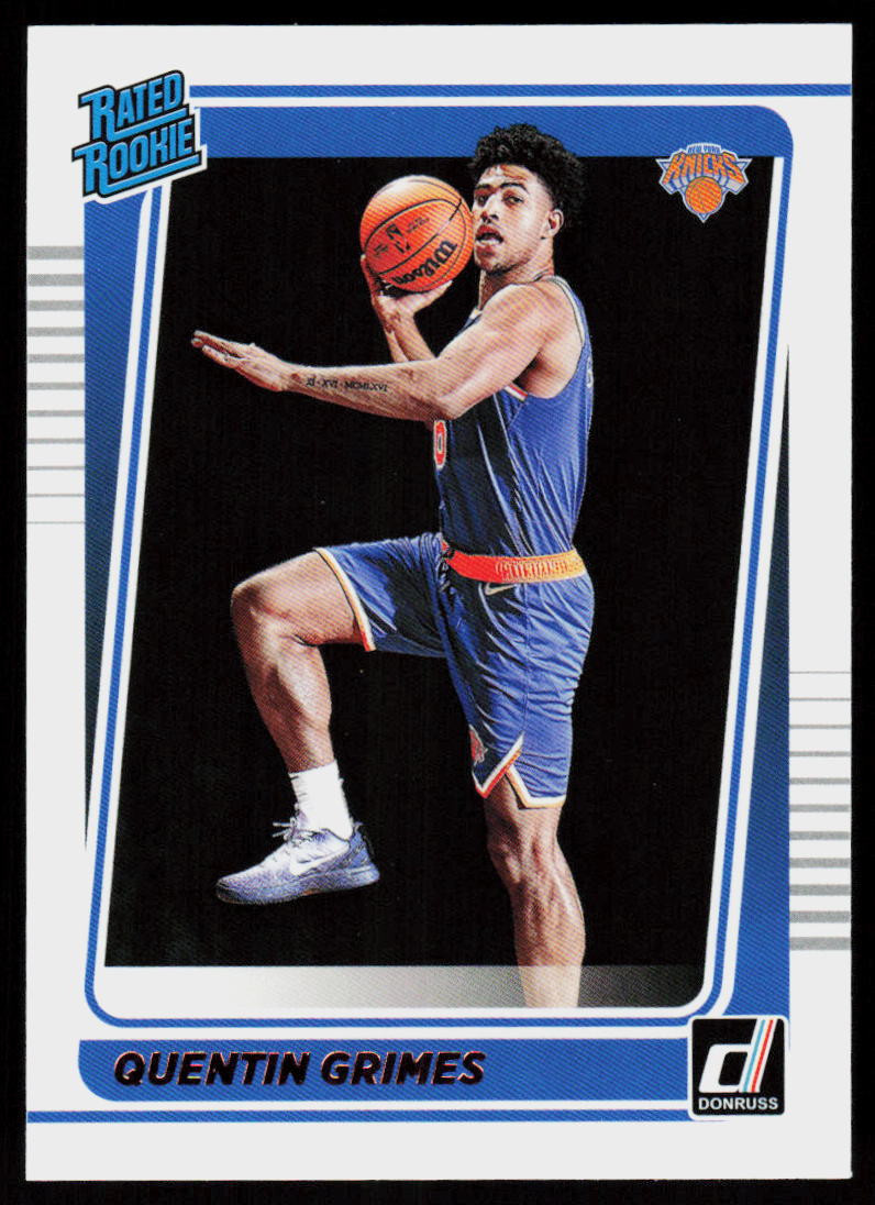 2021-22 Donruss Quentin Grimes #216 BASKETBALL CARD Rookie New York Knicks RC